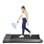 Loopband - Wandelband - Walking Pad - Walkingpad - Loopband voor hardlopen - Loopband met afstandsbediening - Treadmill - Draagbaar - Zilver - Loopband voor onder het bureau - Snelheid 1-6,0 km/u