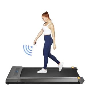 Loopband - Wandelband - Walking Pad - Walkingpad - Loopband voor hardlopen - Loopband met afstandsbediening - Treadmill - Draagbaar - Zilver - Loopband voor onder het bureau - Snelheid 1-6,0 km/u