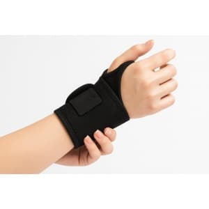MR. PANACHE Polsbrace - Polsbrace rechts - Polsbrace links - Polsband - Polsbraces - CTS Polsbandage - Duimbrace - RSI pols brace - Universele Polssteun - Hand brace sports - Krachttraining - Polsbeschermers - Zwart