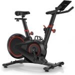 Magnetische Hometrainer - Indoor fitnessfiets met 12 KG vliegwiel - LCD scherm - hartslagsensor - 80MM stalen constructie - 150KG capaciteit