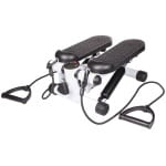 Merco - Stepper met weerstandsbanden - met display - mini cardio trainer