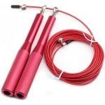 New Age Devi - Springtouw - Rood - Jump rope - Crossfit - Hoge Snelheid - Duurzaam Staal Slijtvast ontwerp
