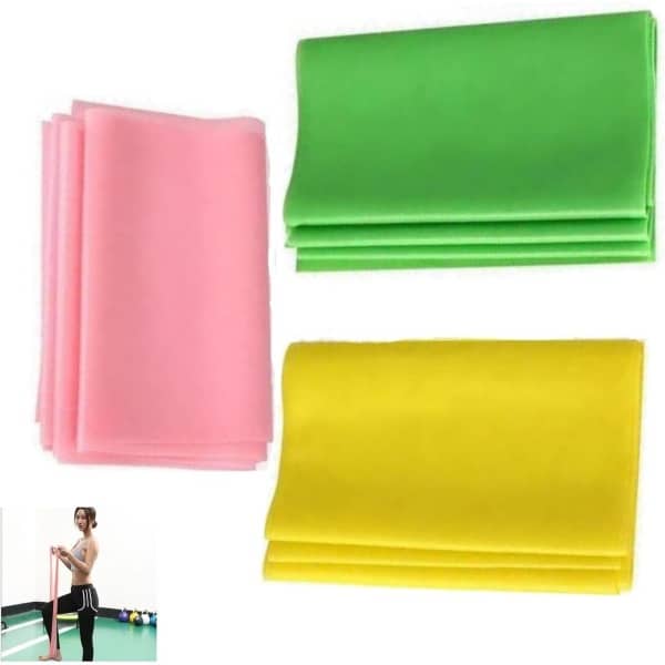 Nieuwe titel: 3 stuks gymnastiekbanden voor yoga pilates krachttraining