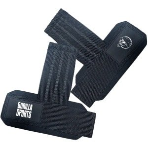 Powergrip Lifting Straps - Verstelbaar - Slipvaste Grip - Ergonomische Polsondersteuning - Krachttraining & Gewichtheffen