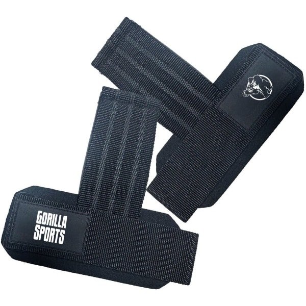 Powergrip Lifting Straps - Verstelbaar - Slipvaste Grip - Ergonomische Polsondersteuning - Krachttraining & Gewichtheffen