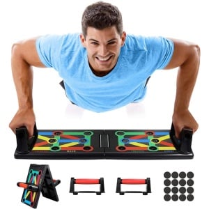 Push Up Bord - Opvouwbaar - Multifunctioneel Fitnessbord Voor Thuis - Fitness Plank - Opdrukken Trainingsbord - Fitness Parallettes - Krachttraining - Opdruksteunen - Calisthenics