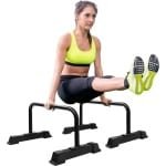 Push-Up handgrepen, houten/stalen parallettes, grote push-up stangen en dipstangen, antislip push-ups, gymnastiekapparatuur voor binnen en buiten, fitness, krachttraining, lichaamsgewicht