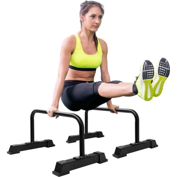 Push-Up handgrepen, houten/stalen parallettes, grote push-up stangen en dipstangen, antislip push-ups, gymnastiekapparatuur voor binnen en buiten, fitness, krachttraining, lichaamsgewicht