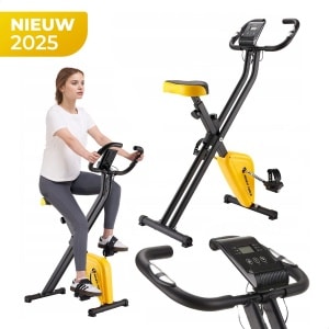 ROTOR-10L Opvouwbare Mini Hometrainer - Compacte Hometrainer voor Beentraining - Met LCD Display & Verstelbare Weerstand - Voor Thuisfitness & Revalidatie