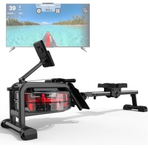 Rowic Water Resistance Roeitrainer - Water roeitrainer - Roeimachine - Roeitrainers voor Thuis - Met App en Bluetooth