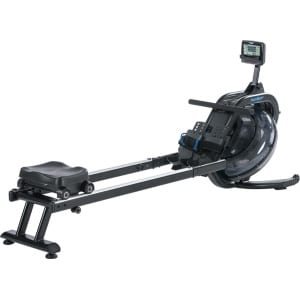 Skandika Nemo IV Water Roeimachine - Roeitrainers - Water Roeimachine - Roeiapparaat fitness voor thuis, met waterweerstand, compatibel met Kinomap App, Bluetooth, computer, tablethouder, ruimtebesparende opstelling - Roeimachines - zwart