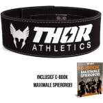 Thor Athletics Lifting Belt - Powerlift Riem - Fast Clip Sluiting - Lever Belt - Krachttraining Accessoires - Zwart - Maat (XS)