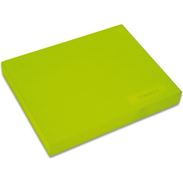 Toorx Fitness Balanskussen Volwassenen & Kinderen - Balance Board - 50 cm x 40 cm x 6 cm - Limoengroen - Balansmat - Coretraining - Krachttraining