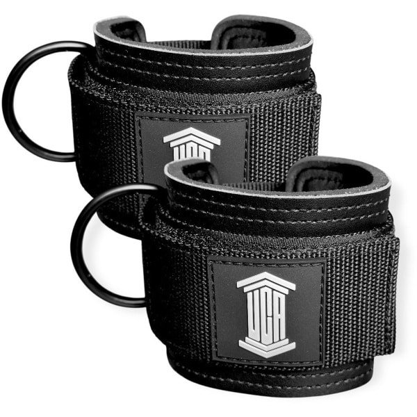 UCAthletics Ankle Strap - Enkelband - Lifting Straps - Enkel Straps - Fitness - Crossfit - Gym - 2 stuks - Zwart