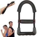 Verstelbare polstrainer - Onderarm Trainer - Handtrainer - Arm Gripper - Krachttrainer - Voor thuisgym - Armtraining Apparatuur - Fitnessapparatuur en -uitrusting - Sportartikelen - Zwart