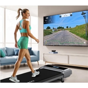 Walking Pad Loopband Voor Thuis - Bluetooth Loopband 1-6 km/u, Met 2,25 HP Motor, Geen Montage Nodig