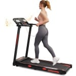 Y-RAIN Elektrische Loopband, Walking Pad, wandelband en inklapbaar loopband 3-in-1, 12 programma's, 2,5pk Motor, 1-12km/u, met multifunctioneel display,bluetooth.