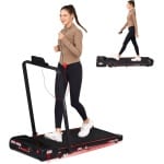 Y-RAIN Elektrische Loopband voor thuis, Walking Pad en inklapbaar loopband 2-in-1, met helling, 0,75pk Motor, 1-12 km/u, met Afstandsbediening, LED-display, Veiligheidssleutel.