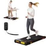 Y-RAIN Elektrische Loopband voor thuis en op kantoor, Walking Pad, 3 in 1, 440W motor, 1-6km/u snelheidsbereik, met afstandsbediening, LED display.
