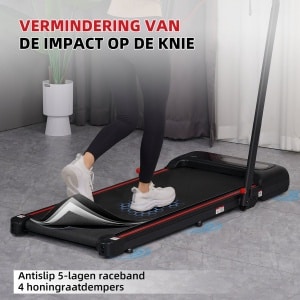 Y-RAIN-Loopband F8200, Walking Pad, Inklapbaar loopband met helling, 2-in-1 loopmodus, 0,75pkMotor, 1-12 km/u, Afstandsbediening&LED-display, lichtgewicht, stil, veiligheidssleutel.