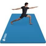 Yoga Mat Thick 15mm Fitness Mat 185×90cm Wide Pilates Mat for Home Fitness Exercise - Cardio Training Gymnastics