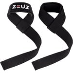 ZEUZ 2 Stuks Lifting & Weightlifting Straps voor Fitness & CrossFit Krachttraining - Sport Wraps - Gewichichtheffen, Deadlift & Snatch - Zwart