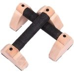 ZVD Push omhoog handgrepen, duw bars voor vloer,Parallettes Bars Pushup handgrepen stands | 2x trainingsapparatuur, thuisgymnassen met houten grepen voor krachttraining, calisthenics
