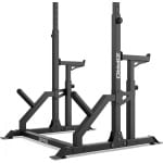 Zipro® LIFT Halterstandaard met bescherming en ruimte voor ladingen - Verstelbare halterrek - Power rack - Haltersteunen - Geschikt voor Krachttraining, Fitness, CrossFit & Functional Training - Duurzaam en Comfortabel