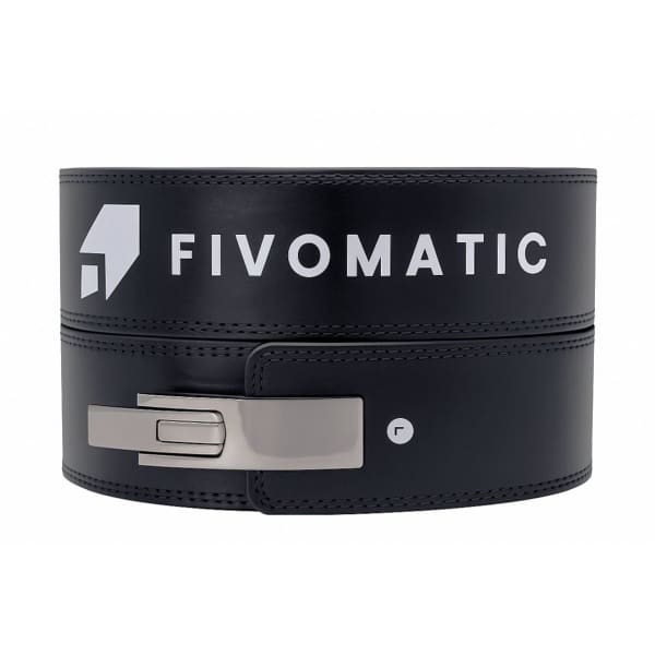 Zwart Lederen Lifting Belt | Powerlift Riem met Metalen Gespsluiting | Gewichthefriem voor Powerlifting, Crossfit, Fitness en Bodybuilding