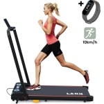 2IN1 Elektrische Loopband - 1-10 km/u - Inklapbaar - Incl hartslagmeter - afstandsbediening & tablethouder - Max 120KG - Walking pad - Treadmill - Get-fit pakket