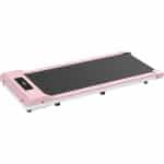 Draagbare loopband - Elektrische loopband - 1-10 Km/u instelbare snelheid - met LED-scherm en transportwielen - Roze