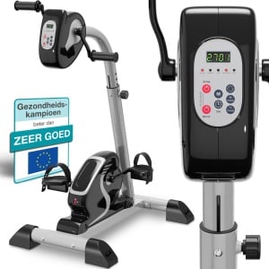 ELONEO 2in1 arm- en beentrainer met motorondersteuning, elektrische hometrainer in hoogte verstelbaar, passieve en gewrichtsvriendelijke training van armen en benen, trainingscomputer met 6 trainingsprogramma's