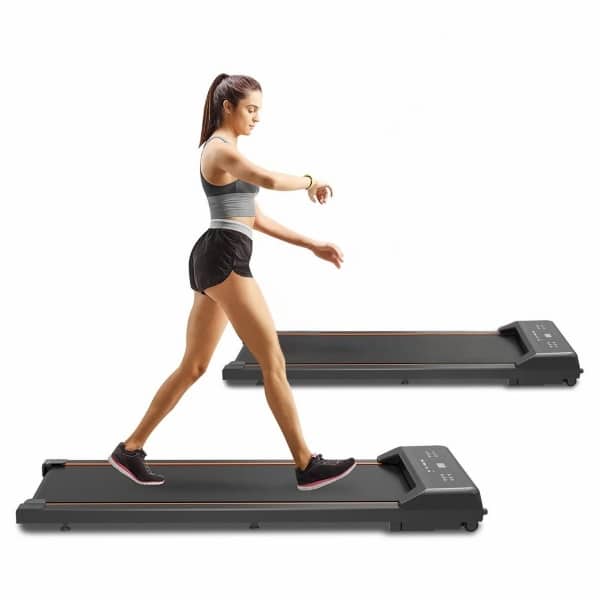 Elektrische loopband - Walkingpad - treadmill - oranje 1-6km/h