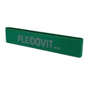 FLEXVIT Mini Band Groen Sterk | Weerstandsbundel voor Krachttraining, Revalidatie & Fysiotherapie | 6 Weerstandsniveaus | Geschikt voor Thuisfitness en Sport