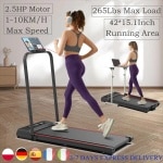 FluxRun Loopband - Inklapbaar - 1-10km/u - Met afstandsbediening en Bluetooth Speakers - Wandelband - Walking Pad - Opvouwbare Loopband - Walkingpad - Treadmill - Loopband Elektrisch