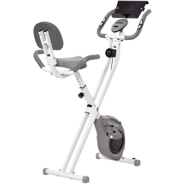 HOMCOM-Magnetische hometrainer-staal-113x57x120cm-grijs