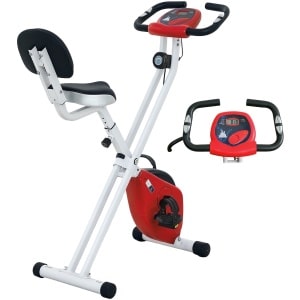 HOMCOM-Magnetische hometrainer-staal-43x97x109cm-wit