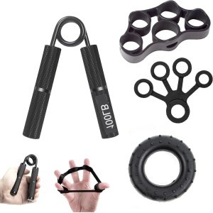 Handgrip krachttraining - voorarmen - pols - spieren - atleten en muzikanten - 4 stuks