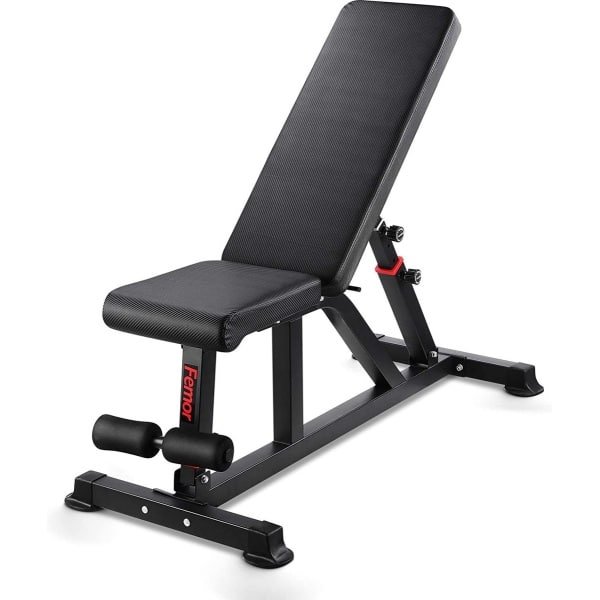 Happyment Fitnessbank PRO - Sport Apparatuur Voor Thuis - Fitness Apparaten Voor Krachttraining - Bench Fitness - Sportbank