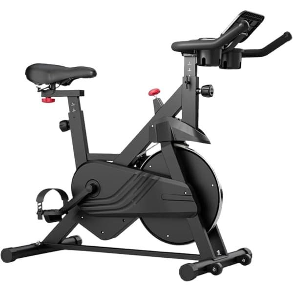 Hometrainer - Fitnessfiets - Trainingsfiets - Cardiofiets - Magnetische Weerstand - Verstelbaar Zadel - LCD-Display - Zwart