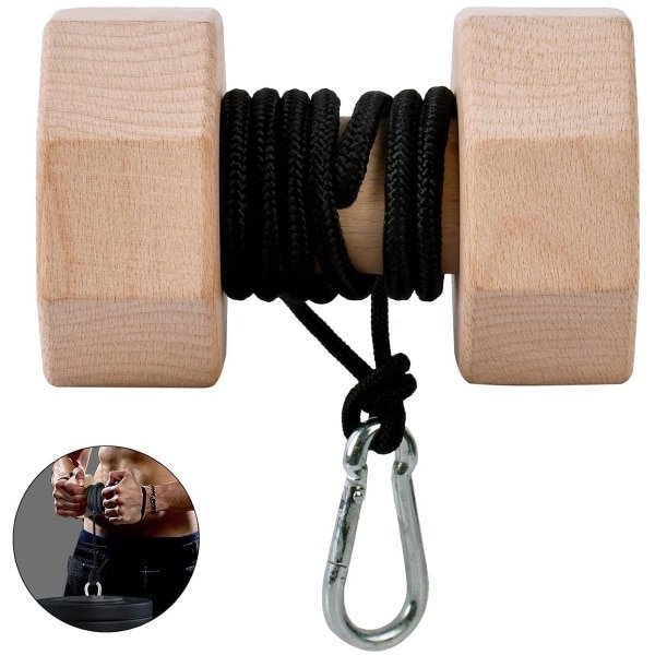 Houten onderarmtrainer - Krachttraining - 1 stuk - Natuurlijke materialen