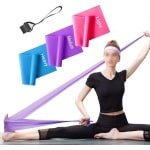 Ibenzoa® Complete Set van 3 Weerstandsbanden voor Yoga, Pilates en Krachttraining met Variabele Weerstandsniveaus