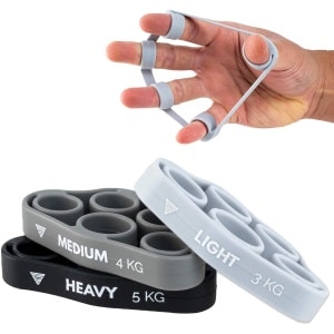 Ibenzoa® Vinger- en Handtrainer Set met Drie Weerstandsniveaus voor Verhoogde Grijpkracht en Krachttraining