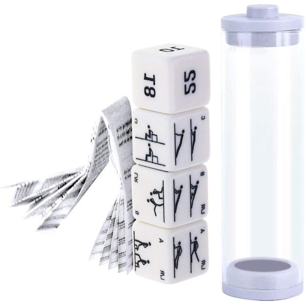 JGS Premium - Grappige fitnessdobbelstenen set van 4 stuks voor krachttraining sport crossfit - Inclusief handleiding - Draagbaar trainingsgereedschap