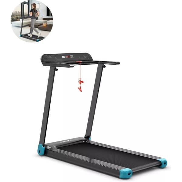 Loopband- Inklapbaar - 1-12km/u - Wandelband - Walking Pad - Opvouwbare Loopband - Walkingpad - Treadmill - Zwart