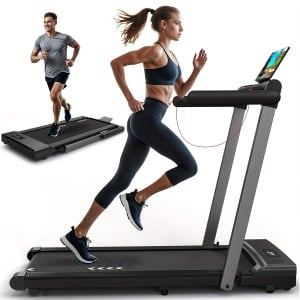 Loopband - Thuisloopband - Inklapbare Loopband - Compacte Loopband - 3-In-1 Loopband - 2,5 Pk Motor - 12 Trainingsprogramma's