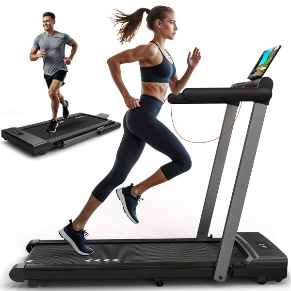 Loopband - Thuisloopband - Inklapbare Loopband - Compacte Loopband - 3-In-1 Loopband - 2,5 Pk Motor - 12 Trainingsprogramma's