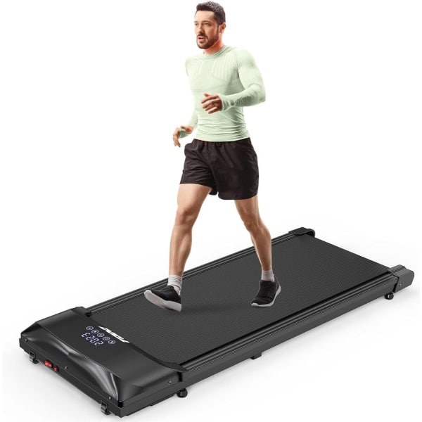 Loopband hometrainer - wandelpand van 1 tot 8km/u - 550W - met afstandsbediening en LCD display - motiverend