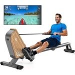 MKSS® Roeitrainer Inklapbaar - Hometrainer - Roeimachine Fitness - Zwart