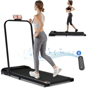 Merax Inklapbaar Loopband voor Thuis - Fitness Hardloopband met Afstandsbediening en Bluetooth - Zwart